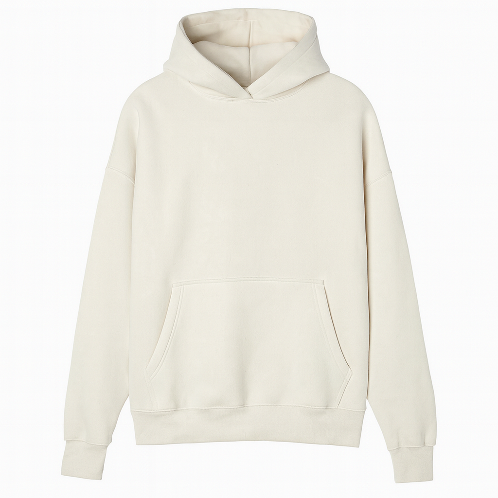 White Oversized Hoodie
