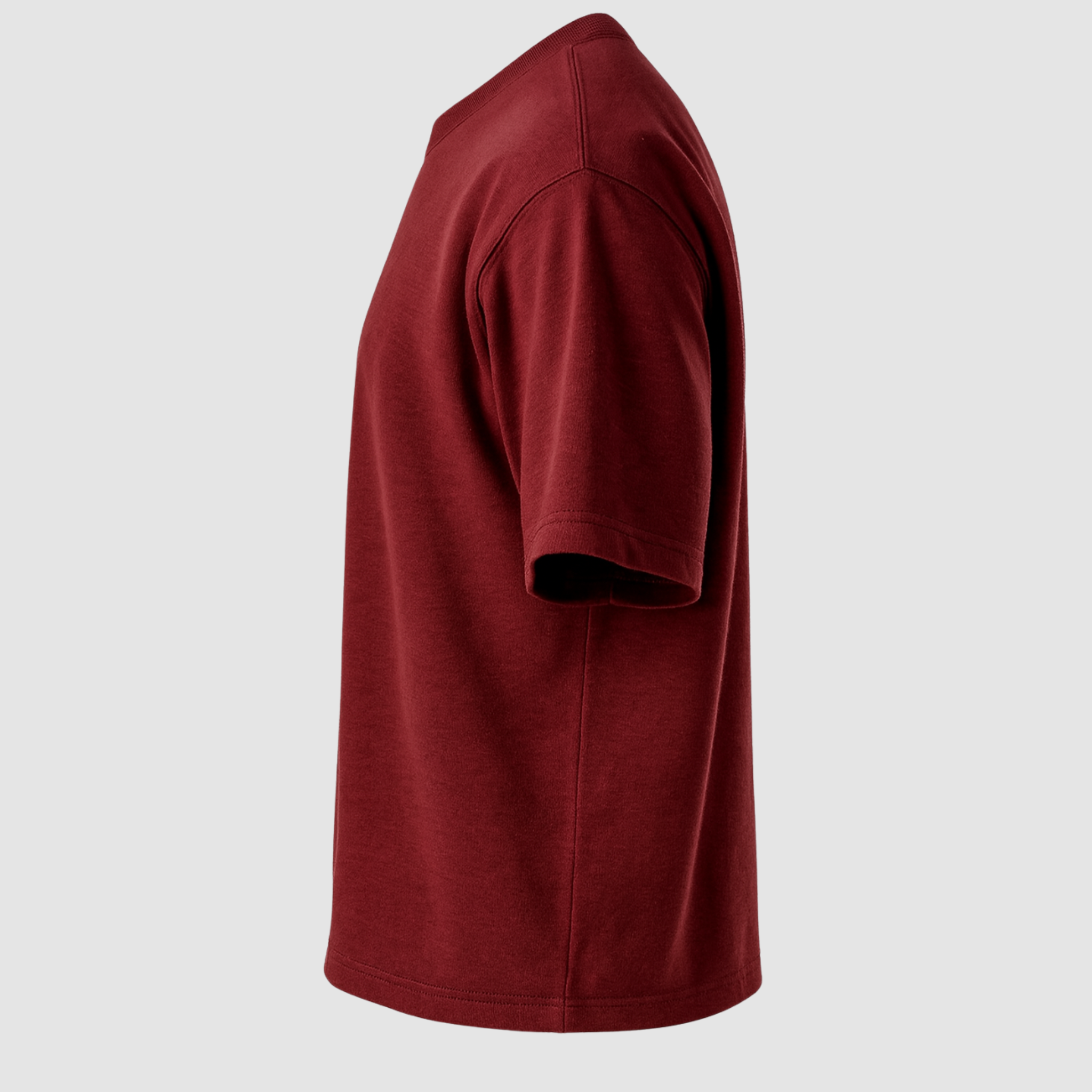 Maroon Oversized T-Shirt