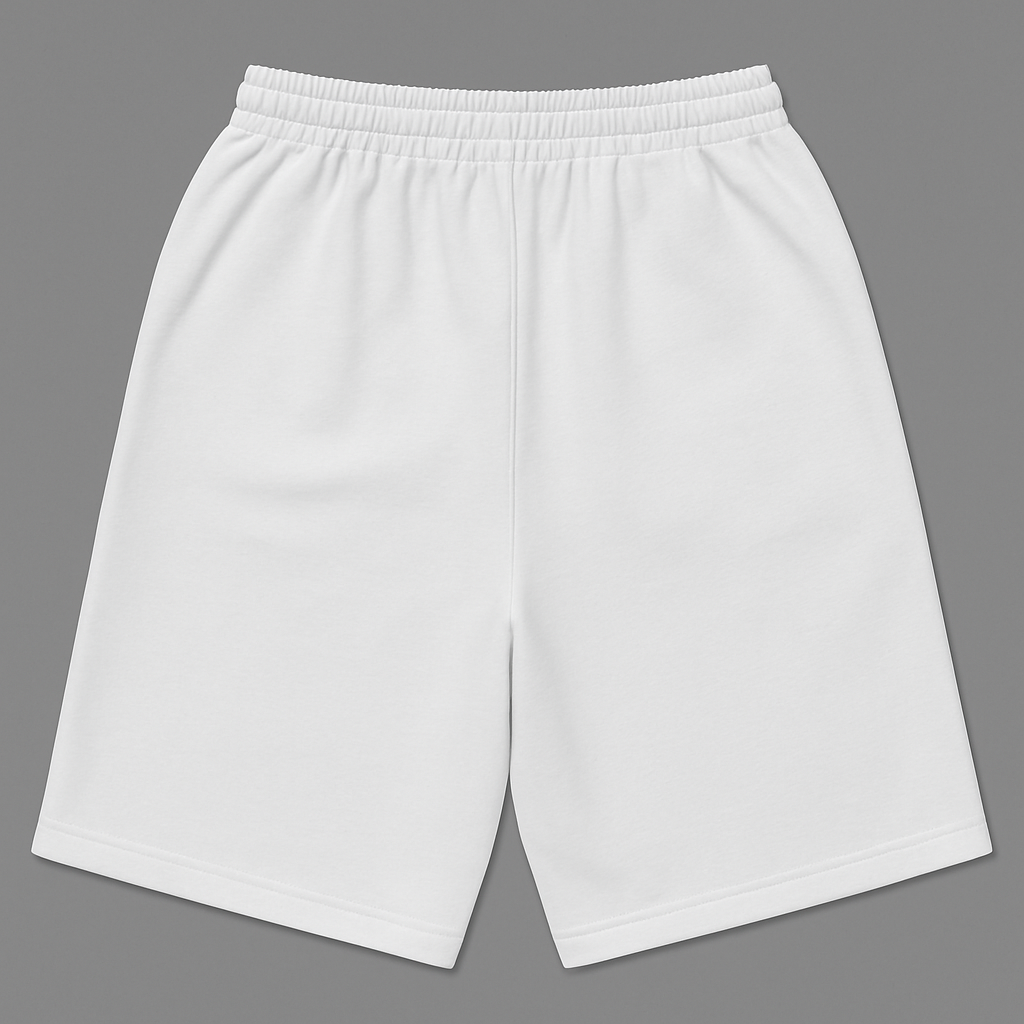 White Sweatshorts