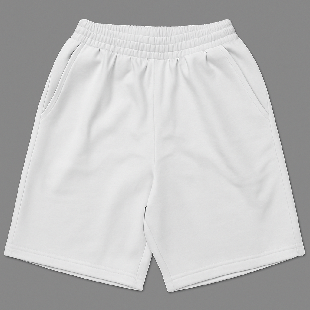 White Sweatshorts